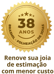 BrasMil - 38 anos no mercado de folheação de joias.